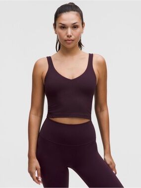 lululemon Align™ Tank Top Light Support, A/B Cup - Black Plum - NWT